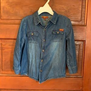 Denim 7 For All Mankind button down 4T